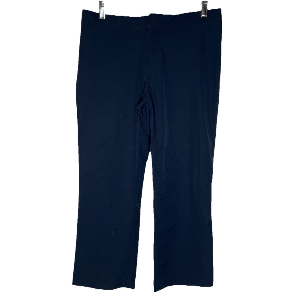 Ralph Lauren Jeans Company Navy Capri Nylon Pants Womens 6 Travel Comfort